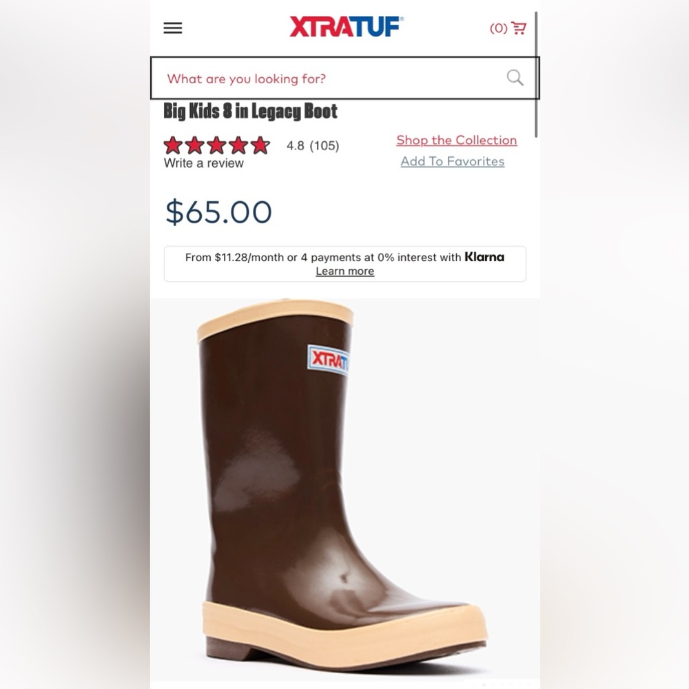 Xtratuf Brown RAIN Boots